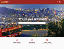 Tablet Screenshot of city-sightseeing.com